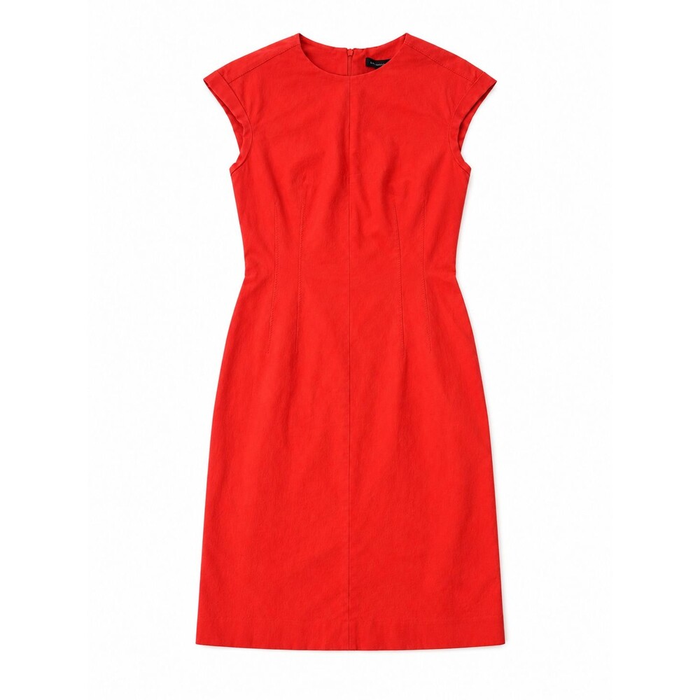 Women's Banana Republic Coral Sheath Sleeveless Dress Size 6